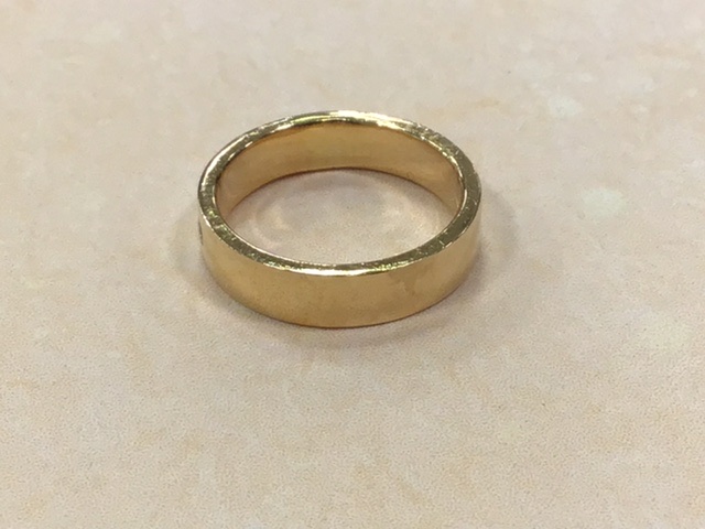 18金 イエローゴールド リング をお買取しました。