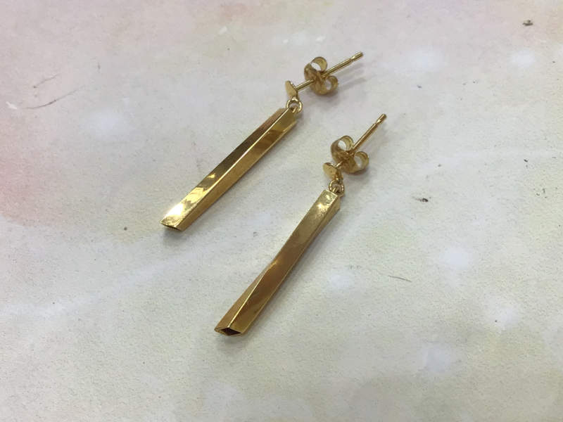 18金 ピアス お買取しました。