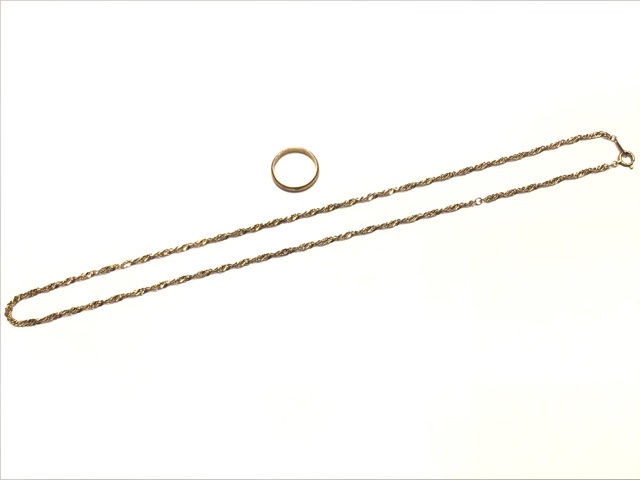 K18 ネックレス リング お買取しました