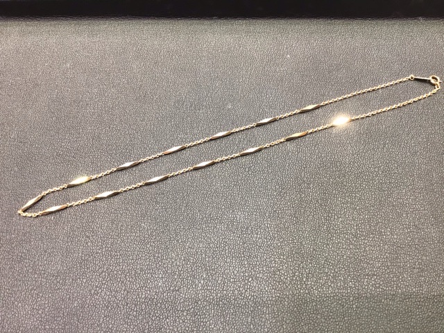 K18 ネックレス お買取しました