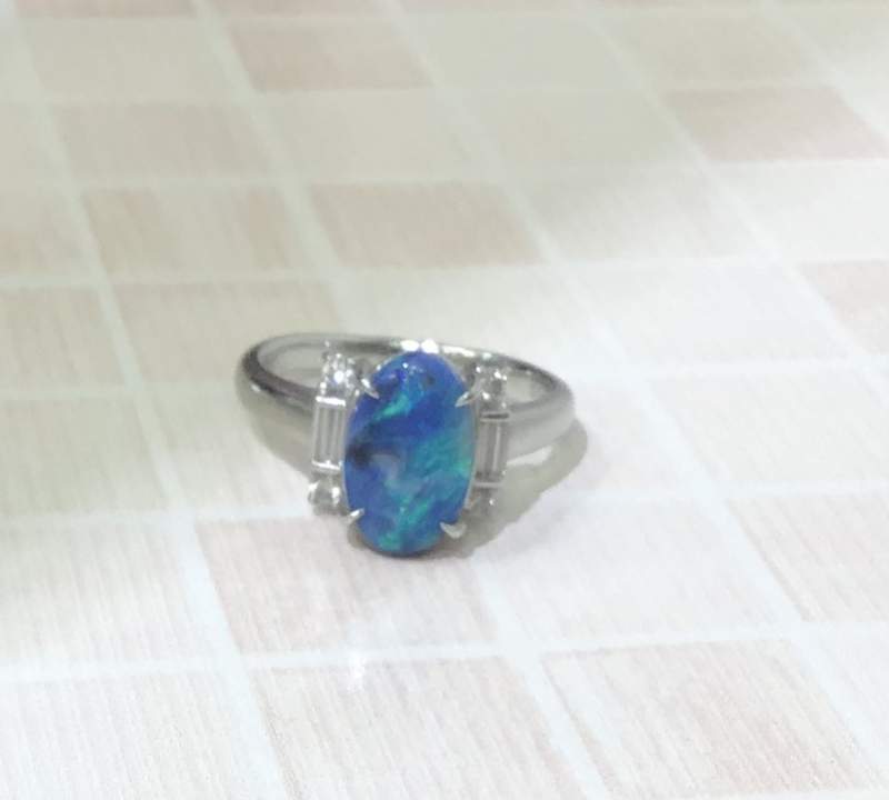 🌸プラチナ900  オパールリング💍をお買取しました🤗