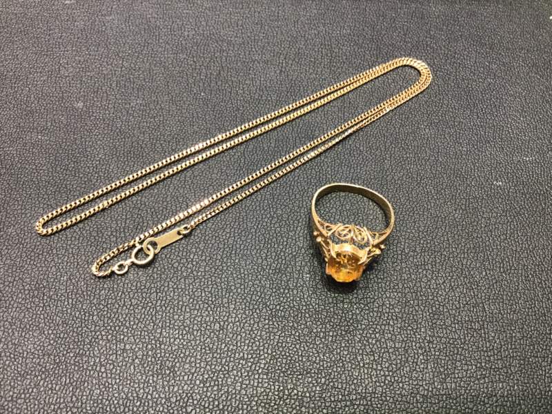 K18 キヘイネックレス トパーズリング お買取しました