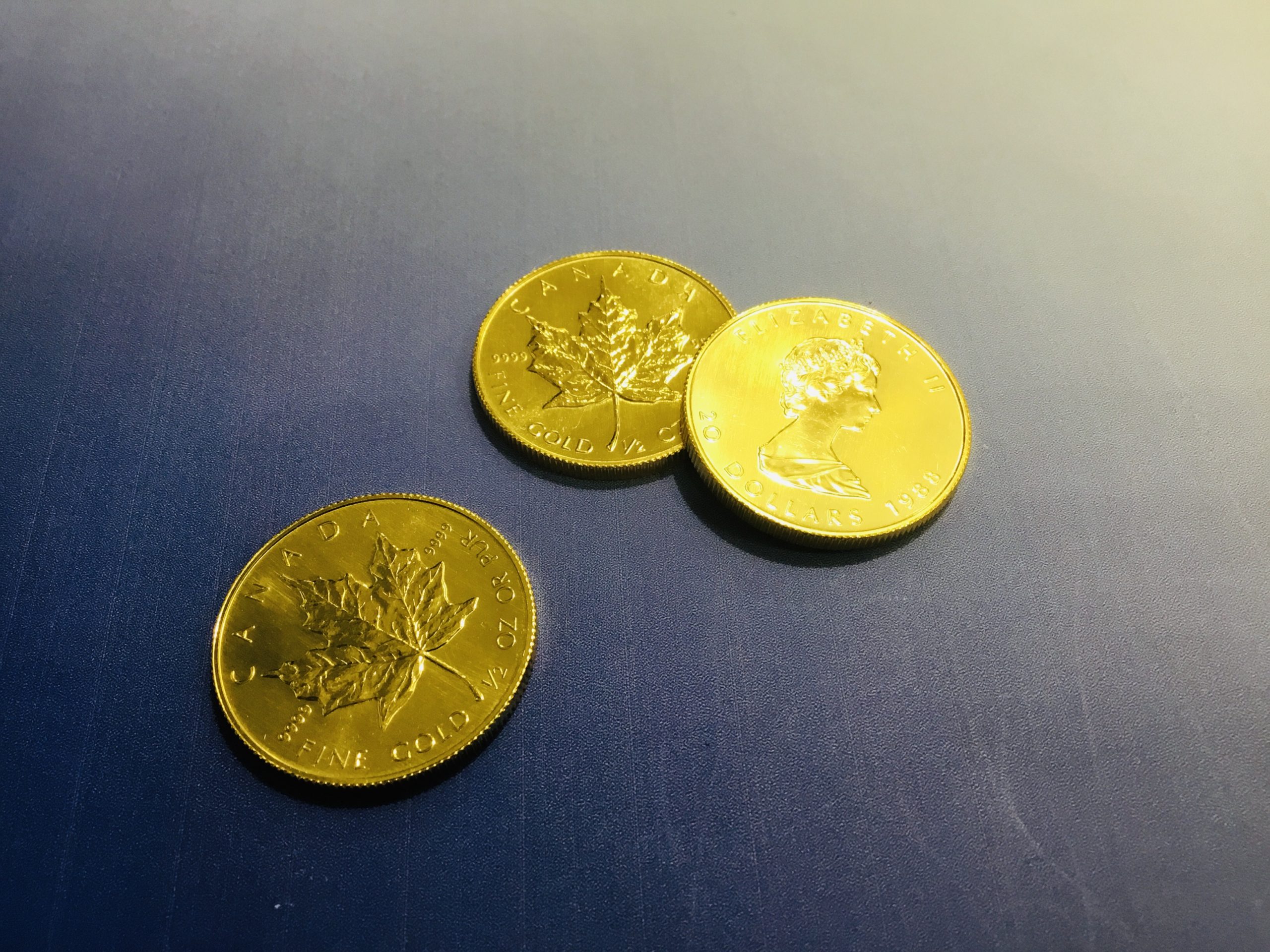 24金 メイプルリーフコインをお買取しました。