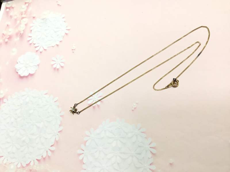 ダイヤモンド 18金 イエローゴールド ネックレス をお買取しました。