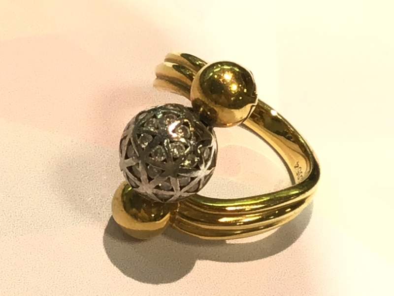 ダイヤモンド 18金 リング をお買取りしました。