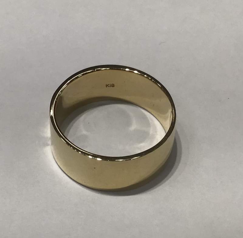18金イエローゴールド リング お買取しました。