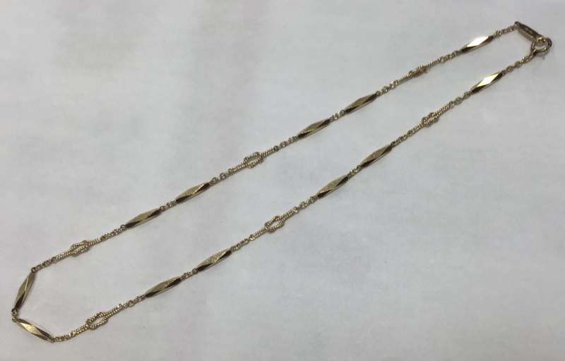 18金 ネックレス をお買取しました。