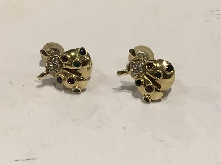 K18ピアス をお買取致しました