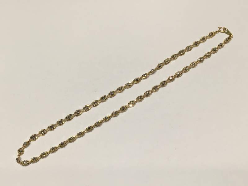 k18Pt850 コンビ ネックレス をお買取しました。