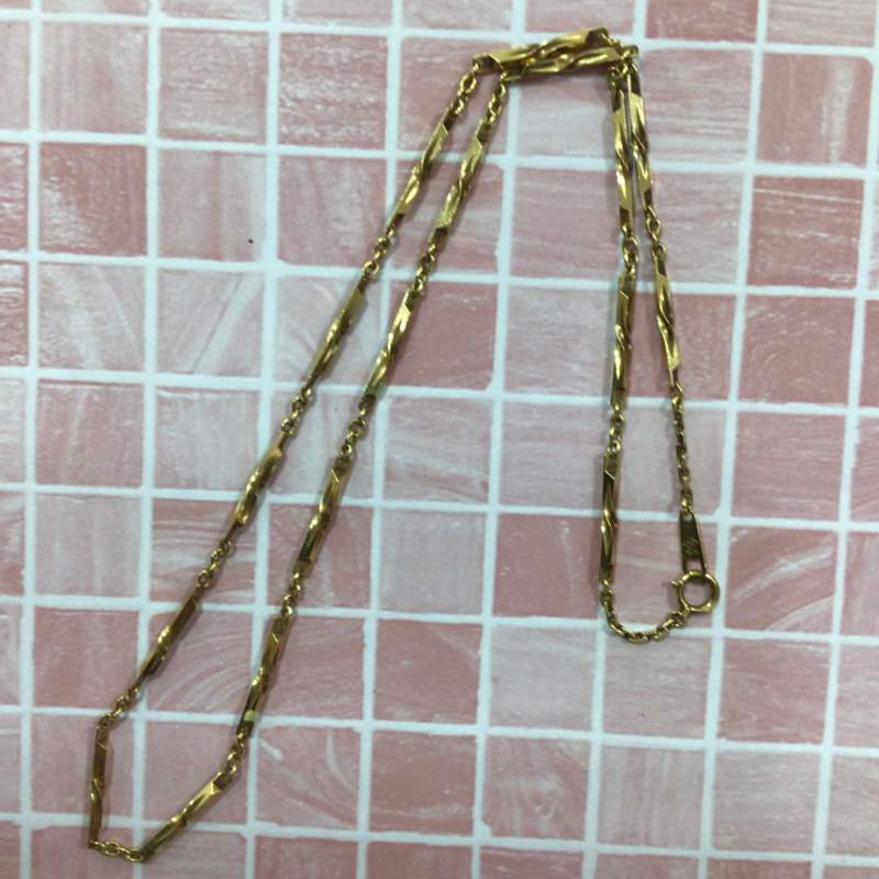 K18 イエローゴールド ネックレス お買取りしました