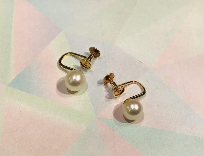 🪴18金 パール イヤリング をお買取りしました。🪴