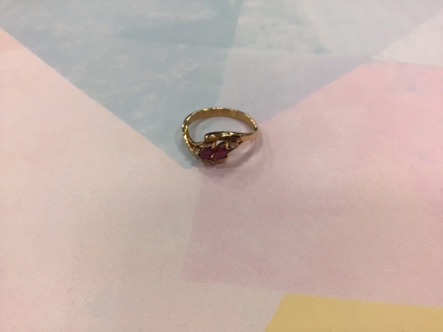 18金 ルビー/ダイヤリング をお買取しました。