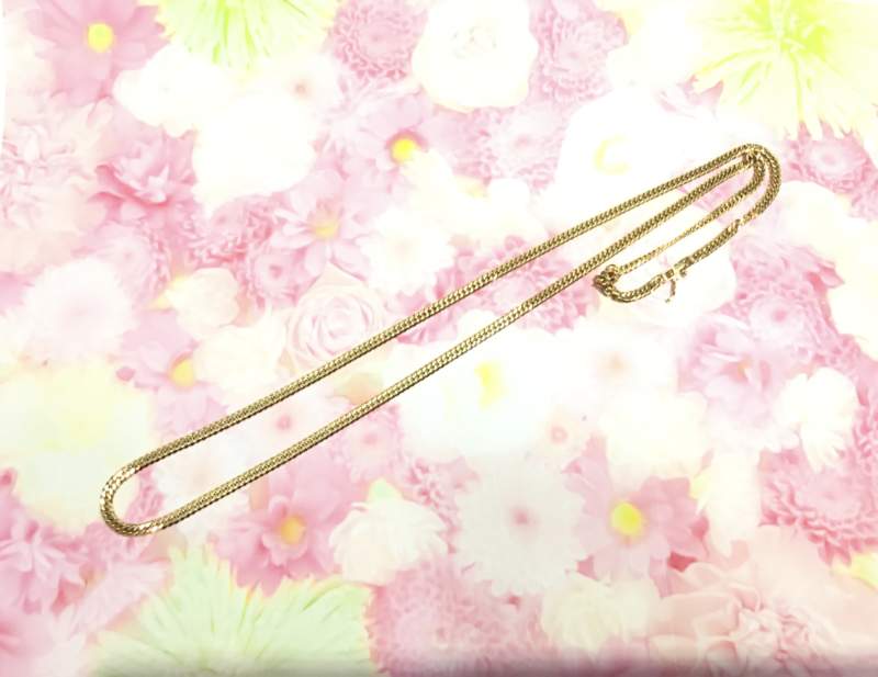 18金 イエローゴールド ネックレスをお買取しました。