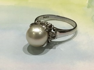 パール プラチナ リング をお買取しました。