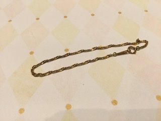 18金 イエローゴールド ブレスレット をお買取しました。