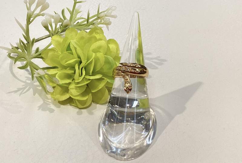 ダイヤモンド 18金 イエローゴールド リング をお買取しました