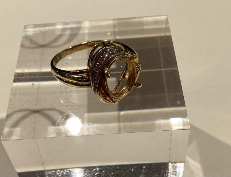 18金 プラチナ900 リング枠をお買取しました