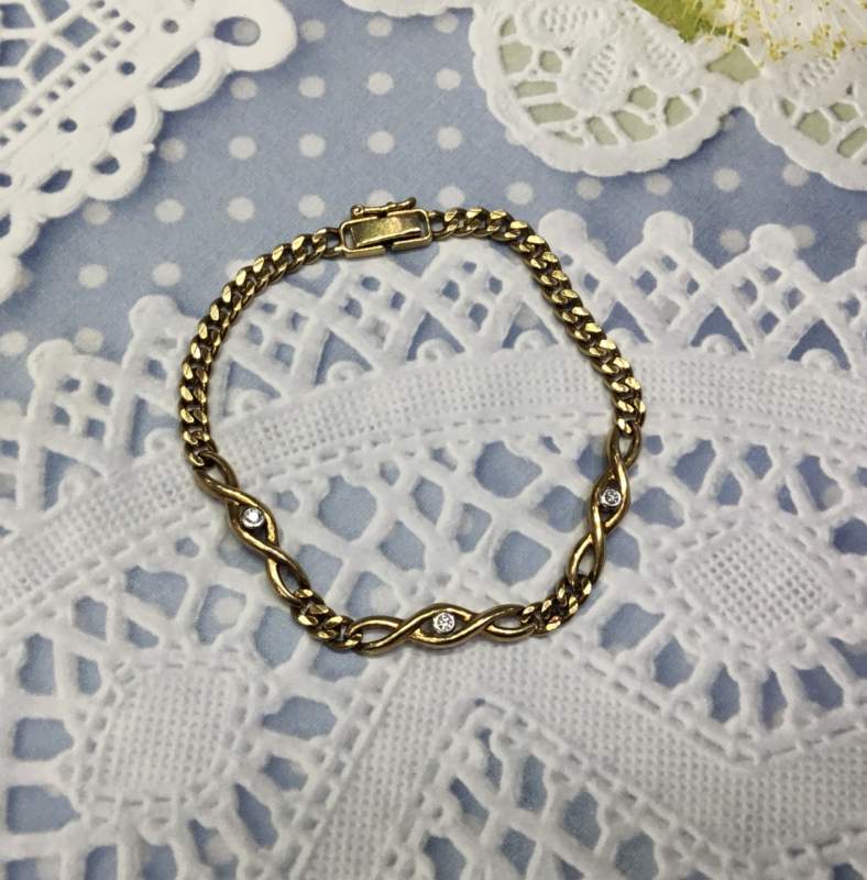 18金 プラチナ ブレスレット をお買取しました。