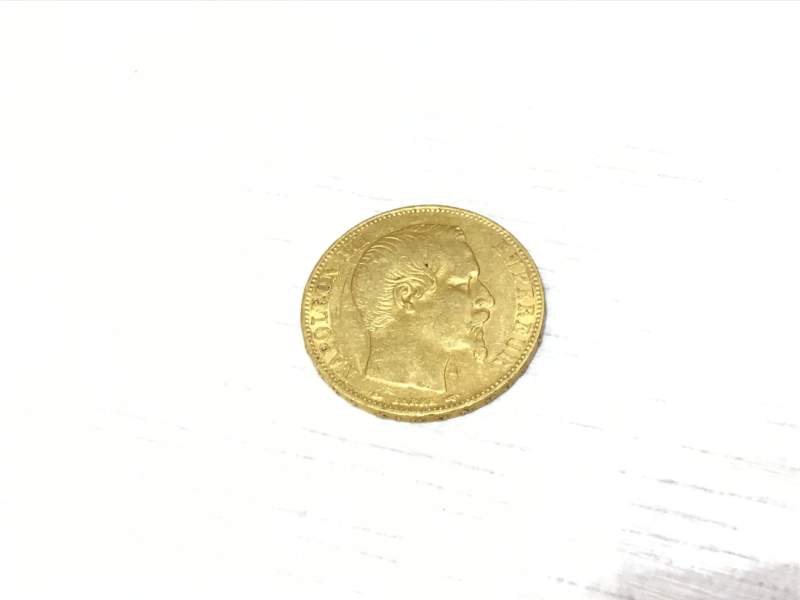 21.6金 フランスフラン をお買取致しました。