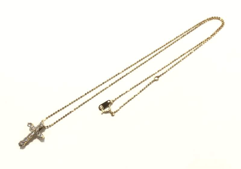 ダイヤモンド 18金 プチネックレス をお買取しました。