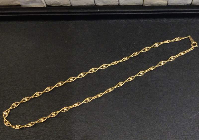 K18 金ネックレスをお買取しました
