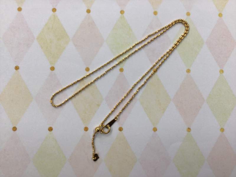 18金 イエローゴールド ネックレス をお買取りしました。