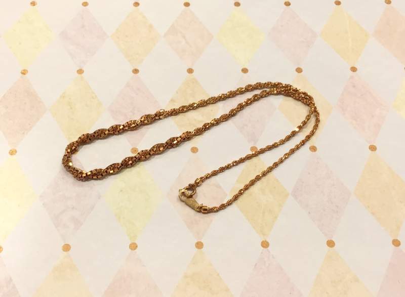 18金 イエローゴールド ネックレス をお買取しました