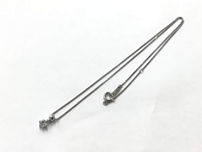 プラチナダイヤモンド プチネックレス お買取致しました💁🏻♀️