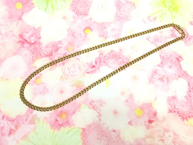 18金 イエローゴールド ネックレスをお買取しました。