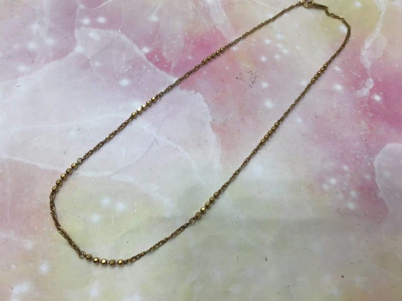 18金 ネックレス お買取しました。