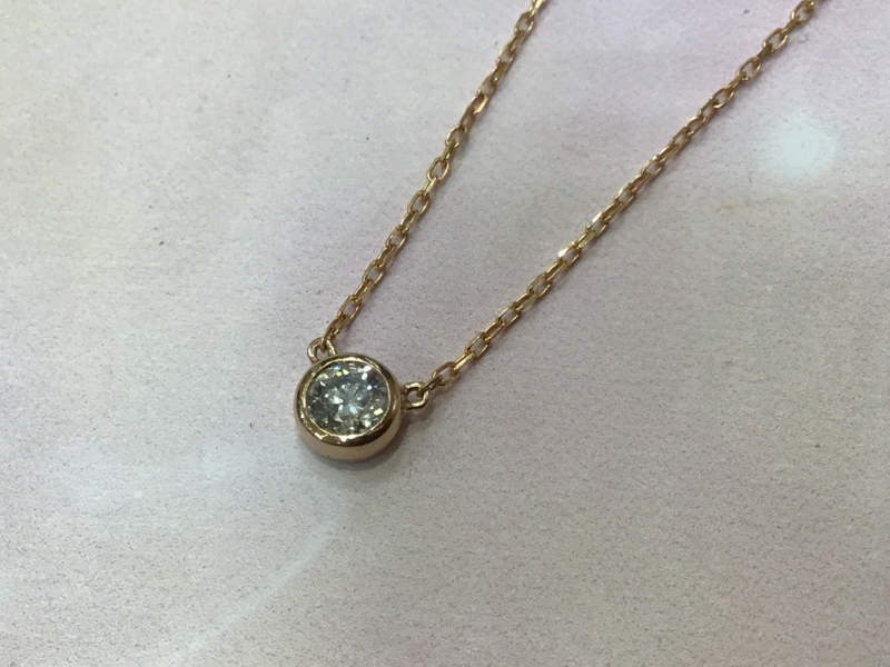 18金 ダイヤモンド ネックレス お買取しました。