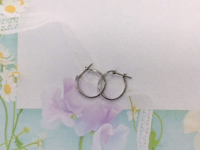 プラチナ900 フープピアス をお買取しました。