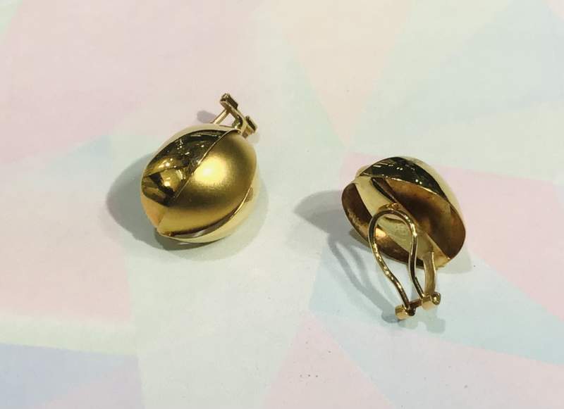 🌼18金 イヤリング をお買取りしました。🌼