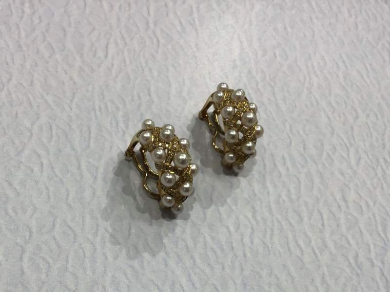 k18パールイヤリングお買い取りしました。