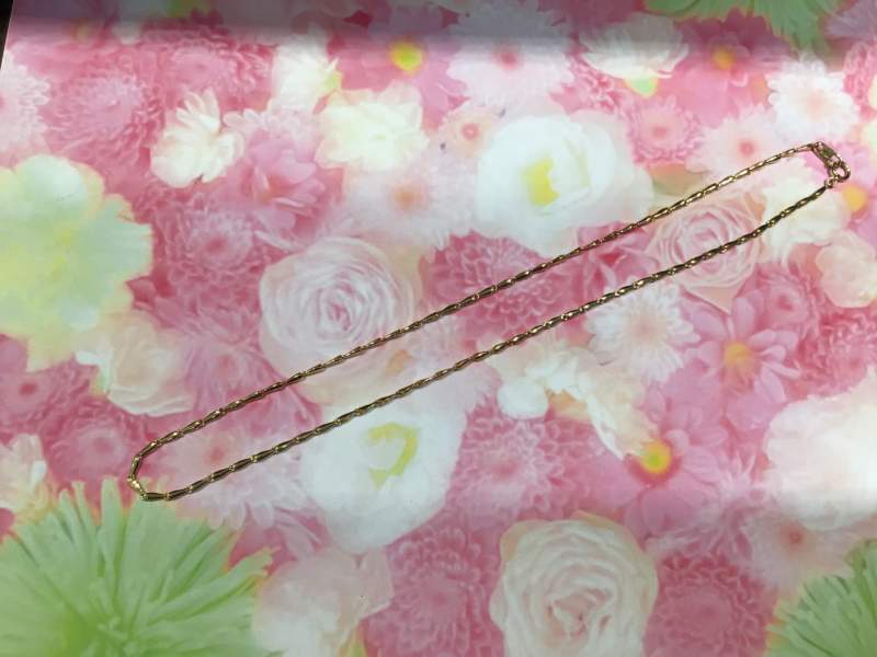 k18ネックレスお買取致しました