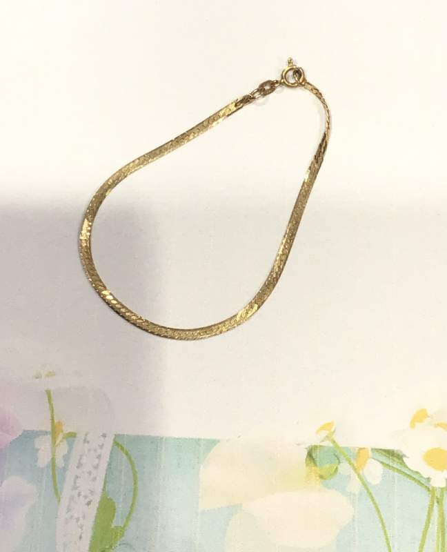 18金ブレスレット をお買取しました。