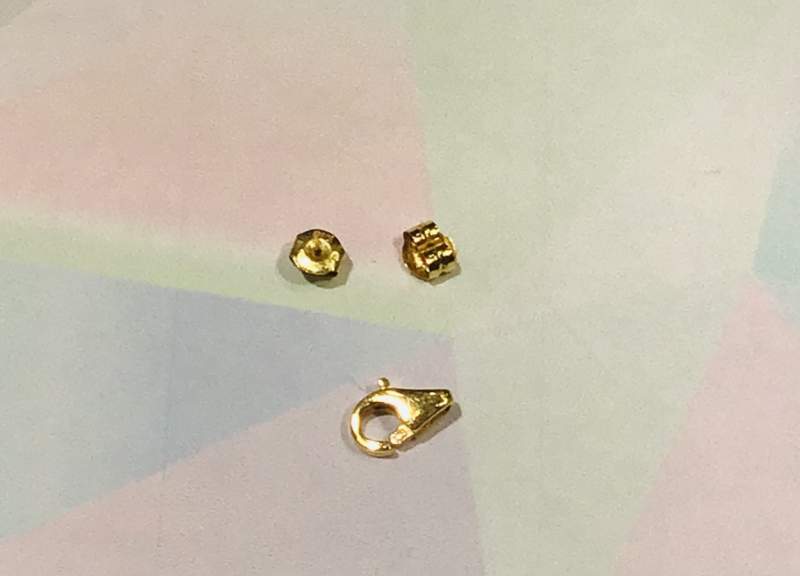 🪴18金 キャッチ パーツ をお買取りしました。🪴