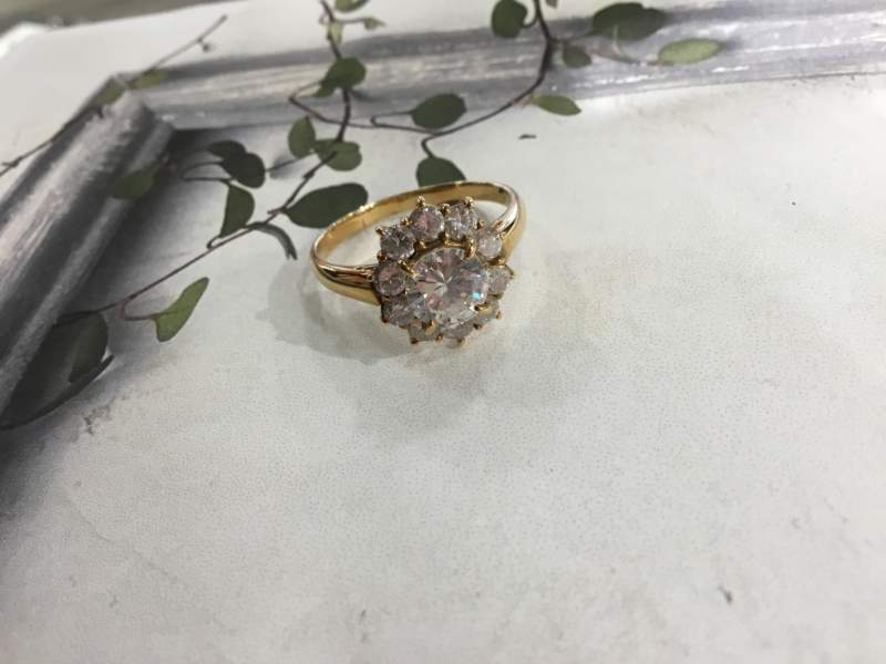 K18 ダイヤモンドリング💍