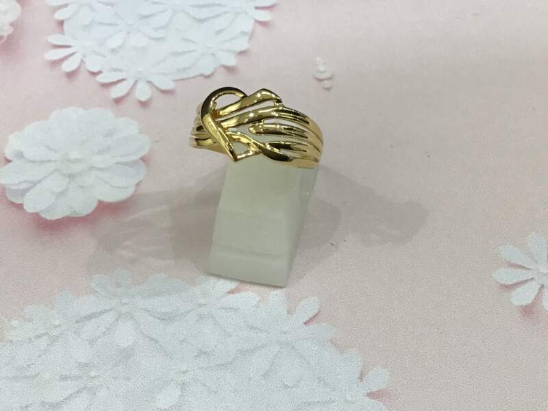 18金 イエローゴールド リング お買取りしました。