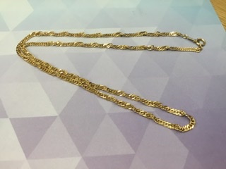 18金 イエローゴールド ネックレス をお買取しました。