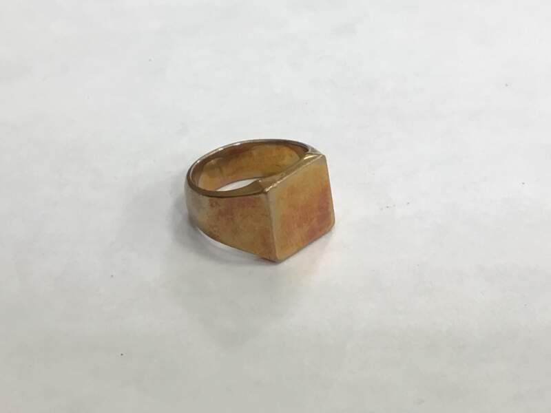 18金 メンズリングお買取しました