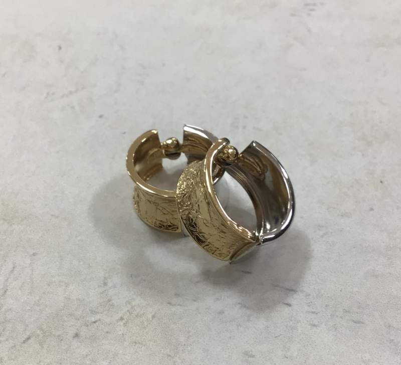 K18(YG)Pt850 イヤリング お買取りしました