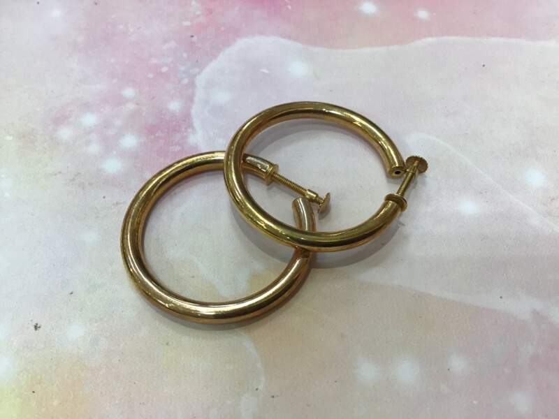 18金 イヤリング お買取しました。