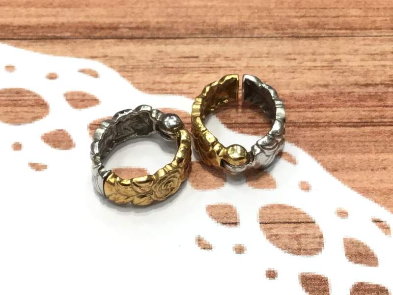 18金 プラチナ850 コンビ イヤリング お買取りいたしました。