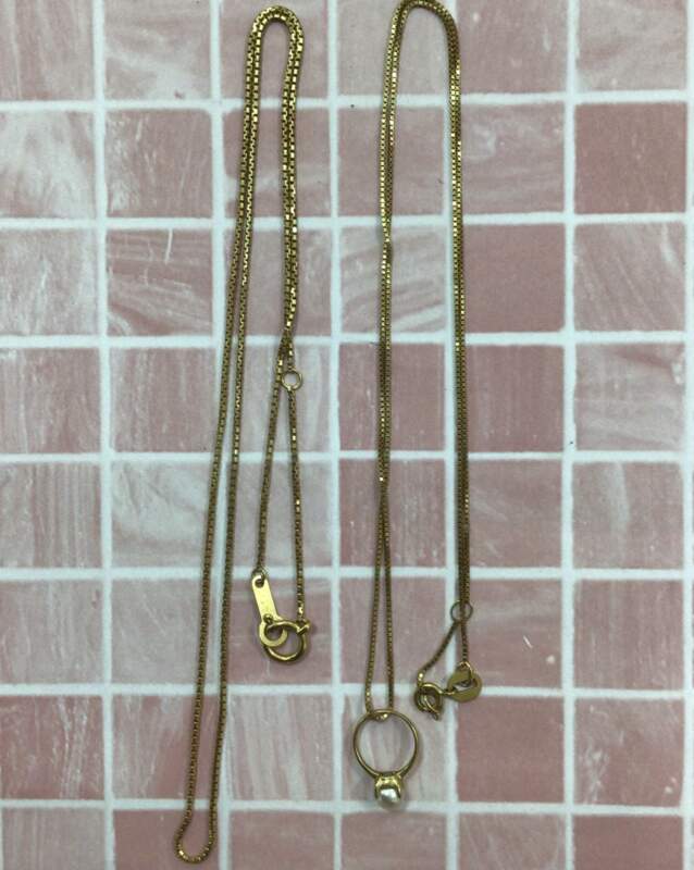 K18 イエローゴールド ネックレス お買取りしました