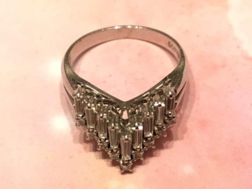 ダイヤモンド プラチナ リング をお買取りしました。