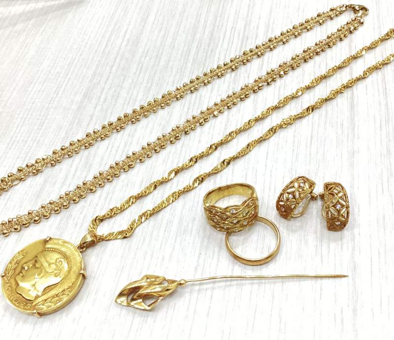金製品 高価買取中です。