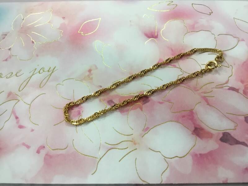 22金 ブレスレット をお買取しました。