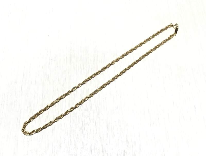 18金 イエローゴールド ネックレス をお買取しました。
