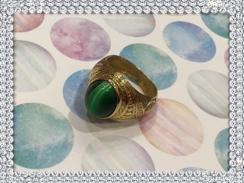 14金 色石 リング をお買取致しました。